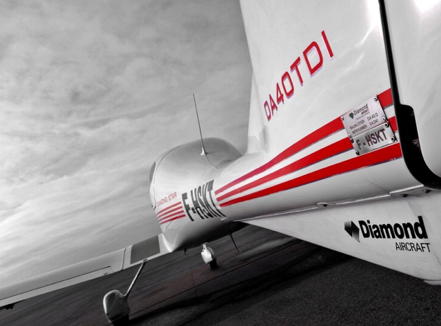 DA40 skytraining arriere